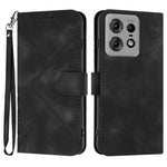 Custodia per cellulare in pelle con motivo a linea, For Motorola Edge 5G 2024, For Motorola Moto X50 Ultra, For Motorola Edge 50 Pro, For Motorola Edge 50 Fusion