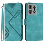 Custodia per cellulare in pelle con motivo a linea, For Motorola Edge 5G 2024, For Motorola Moto X50 Ultra, For Motorola Edge 50 Pro, For Motorola Edge 50 Fusion