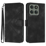 Custodia per cellulare in pelle con motivo a linea, For Motorola Edge 60 Pro, For Motorola Edge 60 Fusion / Edge 5G 2025, For Motorola Edge 60, For Motorola Moto G Stylus 5G 2025