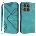 Custodia per cellulare in pelle con motivo a linea, For Motorola Edge 60 Pro, For Motorola Edge 60 Fusion / Edge 5G 2025, For Motorola Edge 60, For Motorola Moto G Stylus 5G 2025