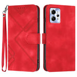 Custodia per cellulare in pelle con motivo a linea, For Motorola Moto G Stylus 5G 2024, For Motorola Moto G Power 5G 2024, For Motorola Moto E13, For Motorola Moto G23