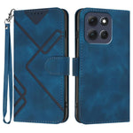 Custodia per cellulare in pelle con motivo a linea, For Motorola Edge 70 5G / Moto X70 Air 5G, For Motorola Moto G86 Power, For Motorola Moto G86 5G, For Motorola Moto G56 5G