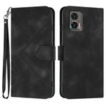 Custodia per cellulare in pelle con motivo a linea, For Motorola Moto E22, For Motorola Edge 30 Neo, For Motorola Moto G32, For Motorola Moto G42