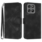 Custodia per cellulare in pelle con motivo a linea, For Motorola Moto G17 4G / G17 Power 4G, For Motorola Edge 70 Fusion 5G, For Motorola Moto G67 Power 5G, For Motorola Moto G06 4G / G06 Power 4G