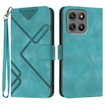 Custodia per cellulare in pelle con motivo a linea, For Motorola Moto G17 4G / G17 Power 4G, For Motorola Edge 70 Fusion 5G, For Motorola Moto G67 Power 5G, For Motorola Moto G06 4G / G06 Power 4G
