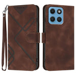 Custodia per cellulare in pelle con motivo a linea, For Motorola Moto G Max / G87 / G77 / G67, For Motorola Moto G47 / G37 / G37 Power 5G, For Motorola Edge 70 Pro 5G, For Motorola Moto X70 Air Pro 5G