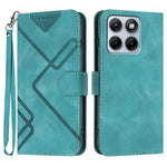 Custodia per cellulare in pelle con motivo a linea, For Motorola Moto G17 4G / G17 Power 4G, For Motorola Edge 70 Fusion 5G, For Motorola Moto G67 Power 5G, For Motorola Moto G06 4G / G06 Power 4G