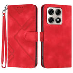 Custodia per cellulare in pelle con motivo a linea, For Motorola Moto G Max / G87 / G77 / G67, For Motorola Moto G47 / G37 / G37 Power 5G, For Motorola Edge 70 Pro 5G, For Motorola Moto X70 Air Pro 5G