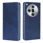Custodia per telefono in pelle magnetica con trama di mucca, For OPPO Reno11 F 5G, For OPPO Find X7 5G, For OPPO Find X7 Ultra 5G, For OPPO Reno10 Pro+ 5G