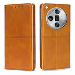 Custodia per telefono in pelle magnetica con trama di mucca, For OPPO Reno11 F 5G, For OPPO Find X7 5G, For OPPO Find X7 Ultra 5G, For OPPO Reno10 Pro+ 5G