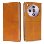 Custodia per telefono in pelle magnetica con trama di mucca, For OPPO Reno11 F 5G, For OPPO Find X7 5G, For OPPO Find X7 Ultra 5G, For OPPO Reno10 Pro+ 5G