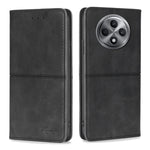 Custodia per telefono in pelle magnetica con trama di mucca, For OPPO Reno12 F 5G, For OPPO A3 Pro 5G India, For OPPO Reno12 5G Global, For OPPO A60 4G Global