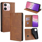Custodia per telefono in pelle magnetica con trama di mucca, For OPPO Find X8 Ultra 5G, For OPPO F29 5G Global, For OPPO A5 Pro 5G Global, For OPPO A3 5G India