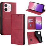 Custodia per telefono in pelle magnetica con trama di mucca, For OPPO Find X8 Ultra 5G, For OPPO F29 5G Global, For OPPO A5 Pro 5G Global, For OPPO A3 5G India