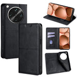 Custodia per telefono in pelle magnetica con trama di mucca, For OPPO Find X8 Ultra 5G, For OPPO F29 5G Global, For OPPO A5 Pro 5G Global, For OPPO A3 5G India