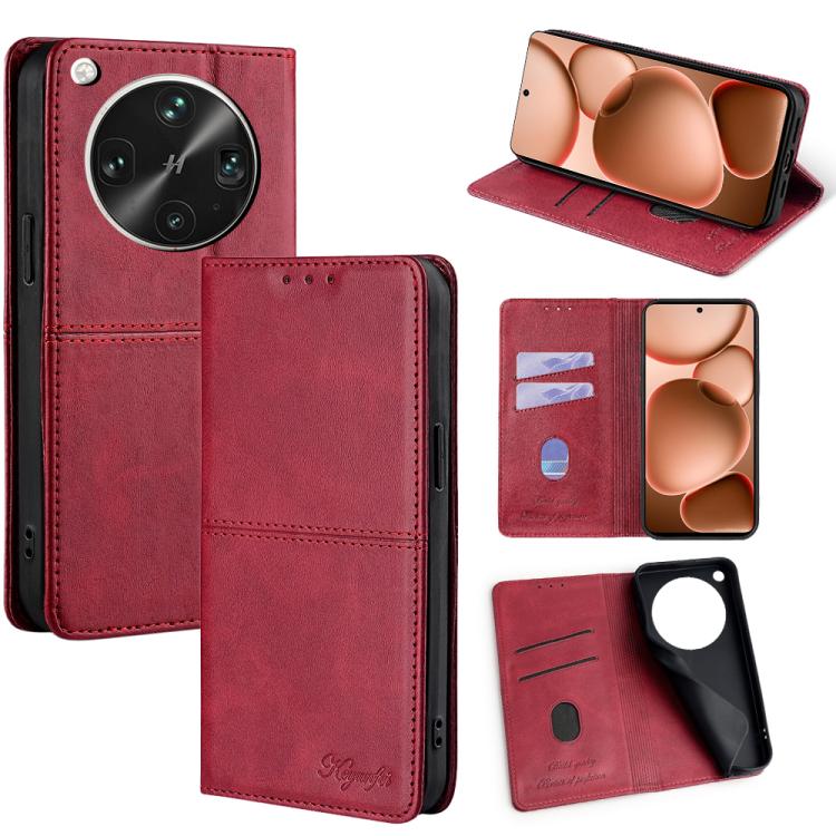 Custodia per telefono in pelle magnetica con trama di mucca, For OPPO Find X8 Ultra 5G, For OPPO F29 5G Global, For OPPO A5 Pro 5G Global, For OPPO A3 5G India
