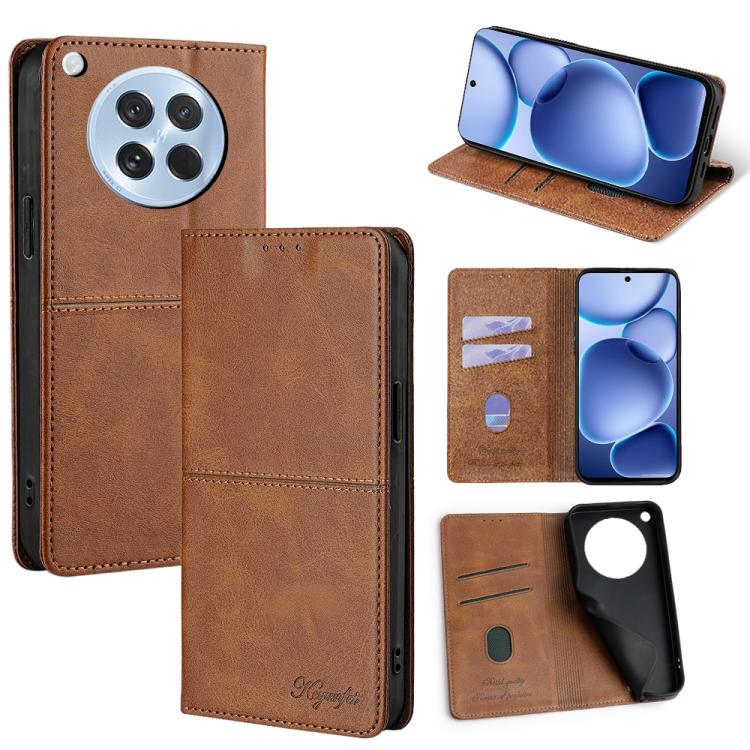 Custodia per telefono in pelle magnetica con trama di mucca, For OPPO A5x 5G Global, For OPPO A5 5G 2025 Global, For OPPO Find X8s+ 5G, For OPPO Find X8s 5G