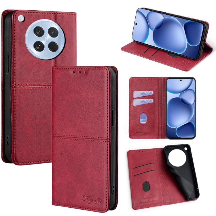 Custodia per telefono in pelle magnetica con trama di mucca, For OPPO A5x 5G Global, For OPPO A5 5G 2025 Global, For OPPO Find X8s+ 5G, For OPPO Find X8s 5G
