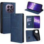 Custodia per telefono in pelle magnetica con trama di mucca, For OPPO A5x 5G Global, For OPPO A5 5G 2025 Global, For OPPO Find X8s+ 5G, For OPPO Find X8s 5G