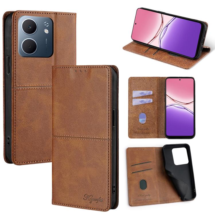 Custodia per telefono in pelle magnetica con trama di mucca, For OPPO A5x 5G Global, For OPPO A5 5G 2025 Global, For OPPO Find X8s+ 5G, For OPPO Find X8s 5G