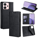 Custodia per telefono in pelle magnetica con trama di mucca, For OPPO F31 5G, For OPPO Find X9 Pro 5G, For OPPO K13 Turbo Pro 5G, For OPPO Reno14 F 5G