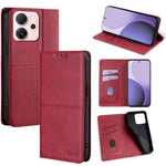 Custodia per telefono in pelle magnetica con trama di mucca, For OPPO F31 5G, For OPPO Find X9 Pro 5G, For OPPO K13 Turbo Pro 5G, For OPPO Reno14 F 5G