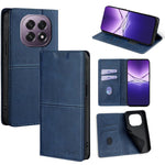 Custodia per telefono in pelle magnetica con trama di mucca, For OPPO Find X8 Ultra 5G, For OPPO F29 5G Global, For OPPO A5 Pro 5G Global, For OPPO A3 5G India