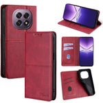 Custodia per telefono in pelle magnetica con trama di mucca, For OPPO Find X8 Ultra 5G, For OPPO F29 5G Global, For OPPO A5 Pro 5G Global, For OPPO A3 5G India