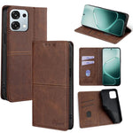 Custodia per telefono in pelle magnetica con trama di mucca, For OPPO F31 5G, For OPPO Find X9 Pro 5G, For OPPO K13 Turbo Pro 5G, For OPPO Reno14 F 5G