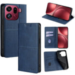 Custodia per telefono in pelle magnetica con trama di mucca, For OPPO F31 5G, For OPPO Find X9 Pro 5G, For OPPO K13 Turbo Pro 5G, For OPPO Reno14 F 5G