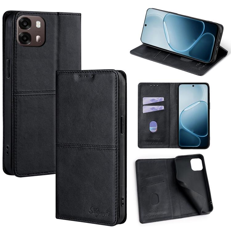 Custodia per telefono in pelle magnetica con trama di mucca, For OPPO Find X9s Pro 5G, For OPPO Find X9 Ultra 5G, For OPPO A6s 4G, For OPPO Find X9 5G