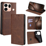 Custodia per telefono in pelle magnetica con trama di mucca, For OPPO Find X9s Pro 5G, For OPPO Find X9 Ultra 5G, For OPPO A6s 4G, For OPPO Find X9 5G