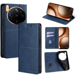Custodia per telefono in pelle magnetica con trama di mucca, For OPPO Find X9s Pro 5G, For OPPO Find X9 Ultra 5G, For OPPO A6s 4G, For OPPO Find X9 5G