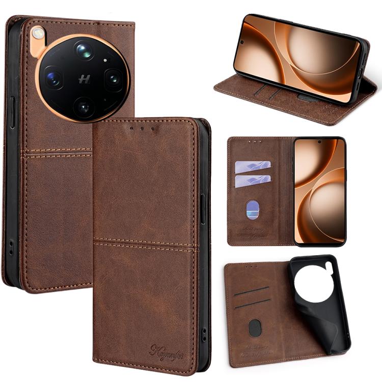 Custodia per telefono in pelle magnetica con trama di mucca, For OPPO Find X9s Pro 5G, For OPPO Find X9 Ultra 5G, For OPPO A6s 4G, For OPPO Find X9 5G