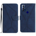 Custodia per telefono in pelle goffrata con cuciture, For Motorola Moto G Play 2023, For Motorola Moto G72 4G, For Motorola Moto E22 / E22i 4G, For Motorola Moto E22S / G22 4G