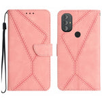 Custodia per telefono in pelle goffrata con cuciture, For Motorola Moto G52J, For Motorola Moto G Stylus 5G 2022, For Motorola Moto G Stylus 4G 2022, For Motorola Moto G Power 2022