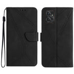 Custodia per telefono in pelle goffrata con cuciture, For Motorola Edge 40, For Motorola Moto G Power 2023, For Motorola Moto G Stylus 5G 2023, For Motorola Edge 40 Pro 5G