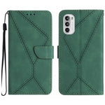 Custodia per telefono in pelle goffrata con cuciture, For Motorola Moto G52J, For Motorola Moto G Stylus 5G 2022, For Motorola Moto G Stylus 4G 2022, For Motorola Moto G Power 2022
