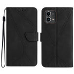 Custodia per telefono in pelle goffrata con cuciture, For Motorola Edge 40, For Motorola Moto G Power 2023, For Motorola Moto G Stylus 5G 2023, For Motorola Edge 40 Pro 5G