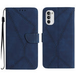 Custodia per telefono in pelle goffrata con cuciture, For Motorola Moto G52J, For Motorola Moto G Stylus 5G 2022, For Motorola Moto G Stylus 4G 2022, For Motorola Moto G Power 2022