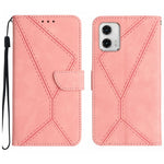Custodia per telefono in pelle goffrata con cuciture, For Moto G53 5G / G23 / G13 4G, For Motorola Moto E13 4G, For Motorola Moto G73 5G, For Motorola Moto G 5G 2023