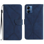 Custodia per telefono in pelle goffrata con cuciture, For Motorola Moto G84, For Motorola Moto G54, For Motorola Edge 40 Neo, For Motorola Moto G14