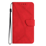 Custodia per telefono in pelle goffrata con cuciture, For Motorola Moto G84, For Motorola Moto G54, For Motorola Edge 40 Neo, For Motorola Moto G14