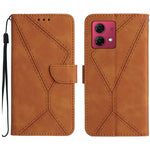 Custodia per telefono in pelle goffrata con cuciture, For Motorola Moto G84, For Motorola Moto G54, For Motorola Edge 40 Neo, For Motorola Moto G14