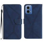 Custodia per telefono in pelle goffrata con cuciture, For Motorola Moto G85 5G, For Motorola Edge 5G 2024, For Motorola Moto G Stylus 5G 2024, For Motorola Moto G04 / G24