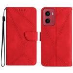 Custodia per telefono in pelle goffrata con cuciture, For Motorola Moto G Stylus 5G 2025, For Motorola Moto G05, For Motorola Moto G15, For Motorola Moto G 5G 2025