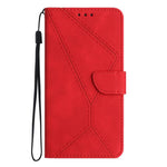 Custodia per telefono in pelle goffrata con cuciture, For Motorola Moto G Stylus 5G 2025, For Motorola Moto G05, For Motorola Moto G15, For Motorola Moto G 5G 2025
