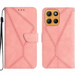 Custodia per telefono in pelle goffrata con cuciture, For Motorola Moto G Stylus 5G 2025, For Motorola Moto G05, For Motorola Moto G15, For Motorola Moto G 5G 2025