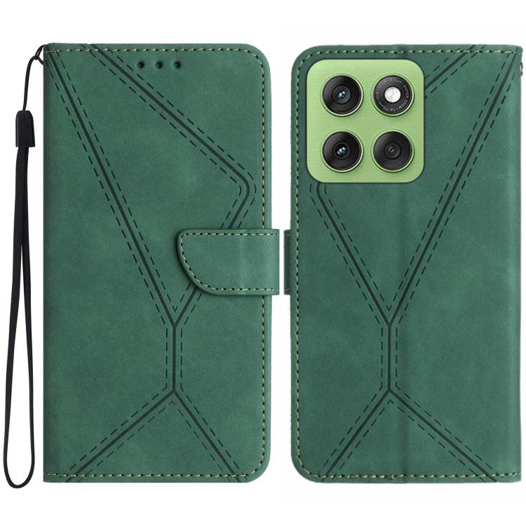 Custodia per telefono in pelle goffrata con cuciture, For Motorola Moto G86 5G, For Motorola Moto G56 5G, For Motorola Edge 60 Pro, For Motorola Edge 60 5G