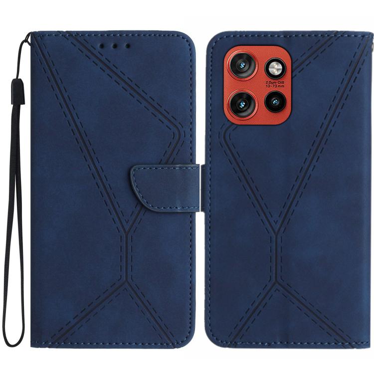 Custodia per telefono in pelle goffrata con cuciture, For Motorola Moto G67 Power 5G, For Motorola Edge 70 5G Global, For Motorola Edge 60 Neo 5G, For Motorola Moto G06 4G